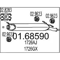 MTS Endschalldämpfer 01.68590