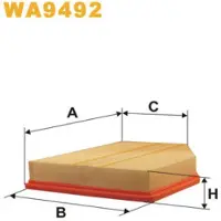 WIX FILTERS Luftfilter WA9492