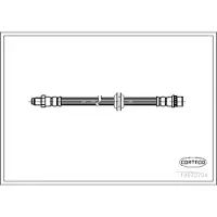 CORTECO Bremsschlauch ERSTAUSRÜSTERQUALITÄT [Hersteller-Nr. 19032704] für Rover, Mg