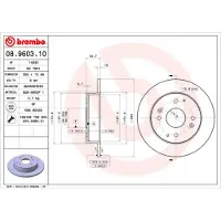 Brembo Bremsscheibe PRIME LINE 08.9603.10