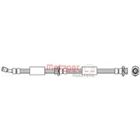 METZGER Bremsschlauch 4112002