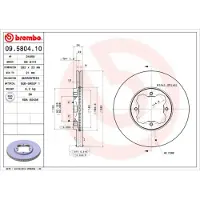 Brembo Bremsscheibe 09.5804.10