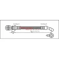 METZGER Bremsschlauch 4110072