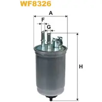 WIX FILTERS Kraftstofffilter WF8326