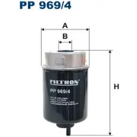 FILTRON Kraftstofffilter PP 969/4 für LAND ROVER Defender SUV (L316) Anschraubfilter