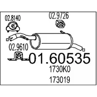 MTS Endschalldämpfer 01.60535