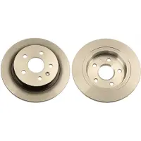 TRW Bremsscheibe Hinterachse Voll [Hersteller-Nr. DF6312] für Saab, Vauxhall, Opel