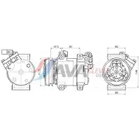Ava Cooling Ava Quality Cooling Kompressor, Klimaanlage MTAK295