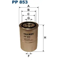 FILTRON KRAFTSTOFFFILTER Anschraubfilter PP 853