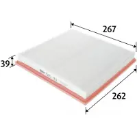 Valeo Luftfilter 585413 für Opel Chevrolet Vauxhall Astra J Caravan Orlando