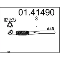 MTS Abgasrohr 01.41490