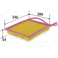 Valeo Luftfilter 585402 für Citroën Peugeot Fiat DS C4 II 508 I C5 III Break Ds4