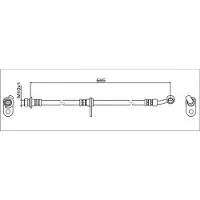 METZGER Bremsschlauch 4119373