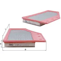 Knecht Luftfilter MAHLE LX4573