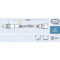 FAE Lambdasonde für VW Golf VII Schrägheck (5G1, BQ1, BE1, BE2) nach-Kat 77697