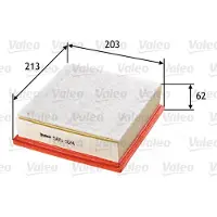 Valeo Luftfilter 585324 für Alfa Romeo Fiat Opel Abarth Mito Grande Punto Linea