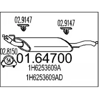 MTS Endschalldämpfer 01.64700