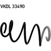 Skf Fahrwerksfeder VKDL 33490 für Peugeot 3008