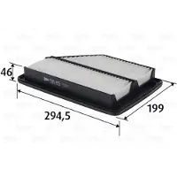 Valeo Luftfilter 585455