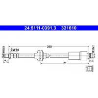 Ate 24.5111-0391.3 Bremsschlauch