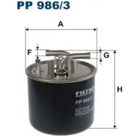 FILTRON Kraftstofffilter PP986/3