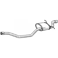 Bosal Endschalldämpfer 280-197