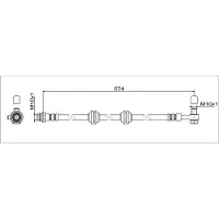 METZGER Bremsschlauch 4111755