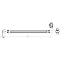 METZGER Bremsschlauch GREENPARTS 4111477