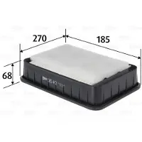 Valeo Luftfilter 585442
