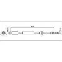 METZGER Bremsschlauch 4112076