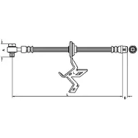 METZGER Bremsschlauch 4116208