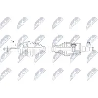 NTY NPW-DW-073 Antriebswelle Vorne Links für LYNK & CO 01 SUV (CX11) 02 Schrägheck (CC11) 03 Limousine 02 SUV (CC11)