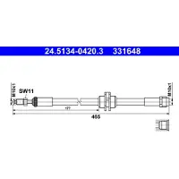Ate 24.5134-0420.3 Bremsschlauch