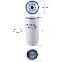 MAHLE ORIGINAL Kraftstofffilter KC 296D