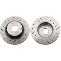 TRW Bremsscheibe DF6477 vorne, belüftet, perforiert, 1 Stück