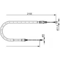 Bosch Seilzug, Feststellbremse 1 987 477 994