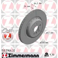 ZIMMERMANN Bremsscheibe FORMULA F 150.2964.32