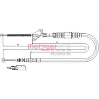 METZGER Seilzug, Feststellbremse COFLE 172720 hinten rechts für Opel
