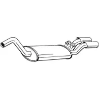 Bosal Endschalldämpfer 105-127
