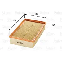 Valeo Luftfilter 585308 für Mercedes-Benz Ssangyong Daewoo E