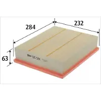 Valeo Luftfilter 585584 für Audi VW Seat Skoda A1