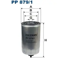 FILTRON Kraftstofffilter PP 879/1