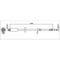 METZGER Bremsschlauch 4112027
