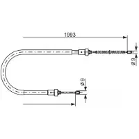 Bosch Seilzug, Feststellbremse 1 987 482 233