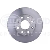 HELLA PAGID Bremsscheibe Vorderachse Belüftet [Hersteller-Nr. 8DD355111-341] für Chevrolet, Daewoo