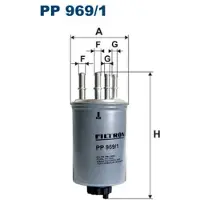 FILTRON Kraftstofffilter PP969/1