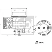 FEBI BILSTEIN Kraftstofffilter 186040