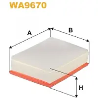 WIX FILTERS Luftfilter WA9670