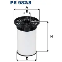 FILTRON Kraftstofffilter PE 982/8