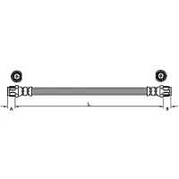 METZGER 4110224 Bremsschlauch passend für PEUGEOT 2008 Kombi (CU) 207 (WA, WC) 207 CC (WD) 208 I Schrägheck (CA, CC) 207 SW (WK) 301